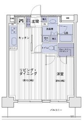 大島駅 徒歩2分 15階の物件間取画像